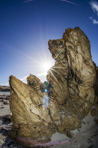 Labrador rock (king Georges' beach, Kangaroo Island, Sout... by Mathieu Foulquié 